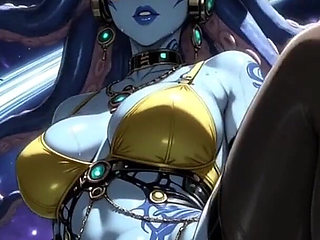 Gol Busty Alien Fantasy Animation V2