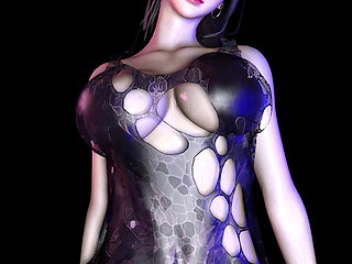 Sculpted Seduction: 3D Girl Model - 3D Animation Hentai