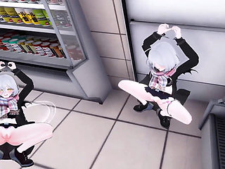 #3修正なし [Secret Exposure] Convenience store expos&eacute;! Live Video Part 3