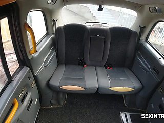 Horny Milf Rides Sex Toys in Steamy Taxi Ride