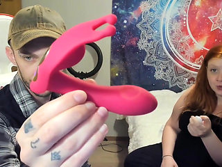 Animour panty dildo unboxing and masturbation