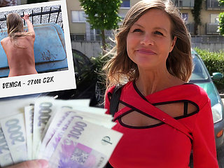 Czech Streets 105 Large-Breasted mom Denisa