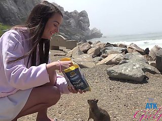 Petite brunette Summer Renee from arkansas gets fucked in pov by her boyfriend