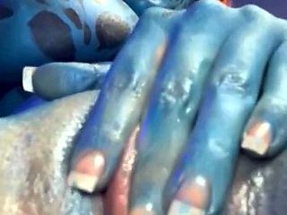 Amanda Nicole Avatar Girl Masturbates Her Wet Pussy With