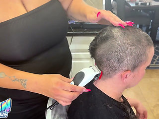 Shaving Quinn's Head
