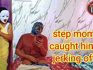 Stepom Caught Her Stepson Jerking off. What Happen Next? - Full Tamil Audio with Real Loud Moaning