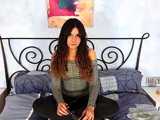 Beautiful brunette in sexy solo fingering masturbation 4 wmv