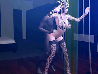 3D Seduction Unleashed: Goddess of Curves- 3D Animation Hentai