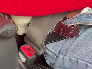 On the Highway I Make the Uber Driver Cum