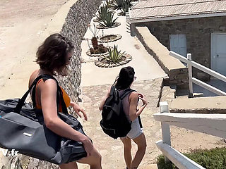 Tiffany Leiddi Takes Ricky Mancini's Big Cock Under the Mykonos Sun