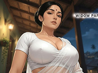 Hot Desi Widow Fucks Caring Old Man – Passionate Home Sex