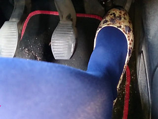 Driving Fast in Flowered Ballet Flats