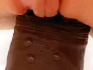 What Do Teenagers Usually Do in the Bathroom? Stretching My Tight Pussy with a Big Cock