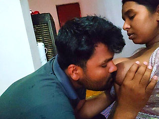 Bhabhi calls her boyfriend home and gets her big boobs sucked by her boyfriend and sucks his penis.