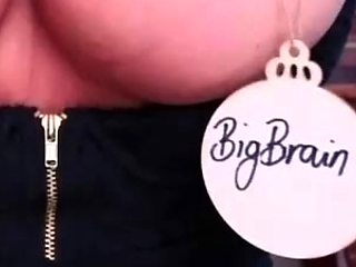 Chubby Brunette Big Boobs Dildo Masturbation