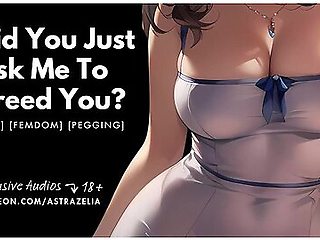 [asmr] Mommy Dom Pegging Leads To Breeding Your Hole [audio Roleplay] [femdom] [strap-on] [breeding] With Erotic Audio And Car Toon