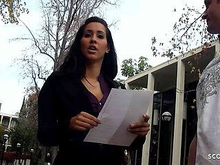 Hispanic Mommy at Pickup Casting Sex