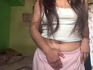 Sexy nisha alone at home