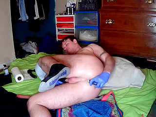 Gaping my Creamy Man Hole
