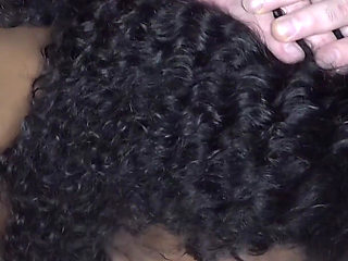 Hot Black Chick Face Fucked Pussy Pounded & Creampied