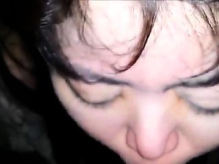 Chubby Asian MILF's Blowjob and Facial