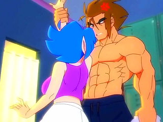 Emi Gets Rough Gym Sex with Jaco - Big Tits & Ass Hentai