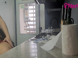 Stepmon in Kitchen - Video for Fans - BBW Stepmom MILF Stepson