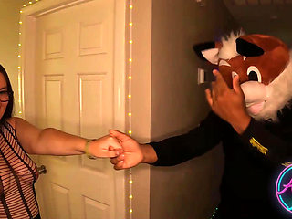 Ashley Ace & Finny in Bondage Chair