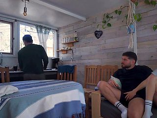 Brothers Catch Girlfriend Kissing