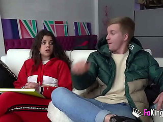 Hot Teen Chiki Bunny Gets Wild with Young Friend in Steamy Geography Lesson