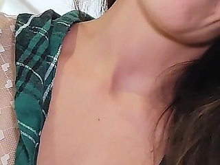 Student Cosplay Nerdy Girl Punished Pee Desperation Roleplay