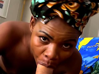 This BIG ASS BLACK MILF said her HUSBAND was waiting for her