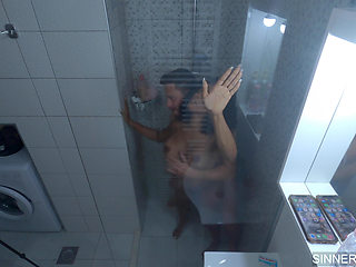 Big Booty Ebony Fucked Hard in Shower - Kiki Minaj