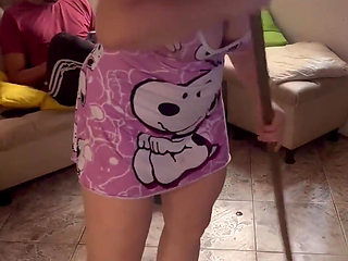 My Stepmother Cleans and I Help Her Relax. She Squirts, Unmissable at the End.