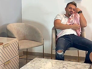 I Fuck My Husband with a Big Big Black Cock, He Almost Breaks My Pussy