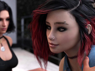 Boris double cumshots his rebel GF and his friend. (Become a Rockstar - Lisa 5)