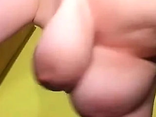 Stepdad's Friend Fucks Teen Redhead With Massive Tits