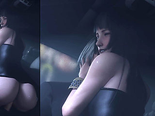 Sex in the Car with Gentiana - Final Fantasy 3D Hentai Porn