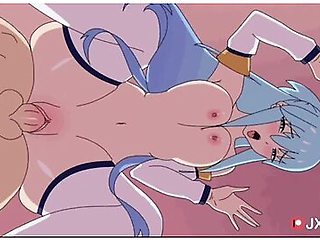 Konosuba Hentai Porn Game With Car Toon