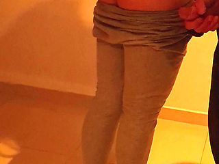 Masked Hotwife Gives Promised Blowjob and Titjob to Friend