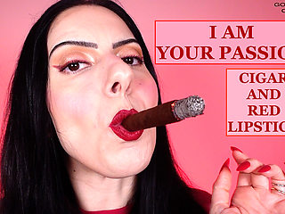 I Am Your Passion - Cigar and Red Lipstick