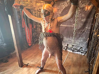 Domina Satana Punishes Slave Andrew in Hardcore BDSM Dungeon Part 1