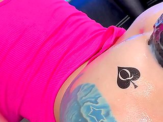 My First Anal Training with the Newest Monster Dildo - Banner Xxl