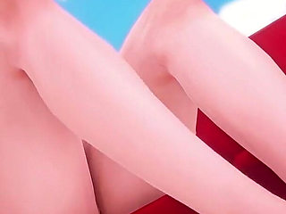 [mmd] Stickysticky; Bunny Girl; Lap Dance; Jerking off