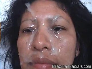 Hot chubby babe facial cum: Blowjob, Doggy  Anal Porn