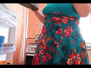 BBW Kelly Stepmom Trapped in Fridge Rough Fuck Doggy Style