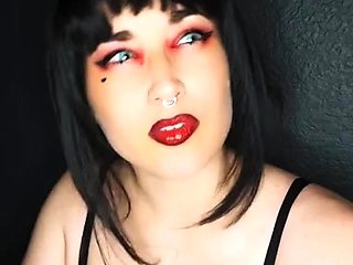 Amateur young brunette enjoys dildo on solo masturbation