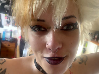 Mouth Tour Black Lipstick Goth