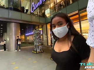 Tiny Asian Milf Mind B Stretched Out On Whitey At Tuk Tuk Patrol