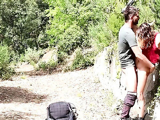 Skinny Small Tits Magia Rosa Outdoor Blowjob and Eating Pussy HD